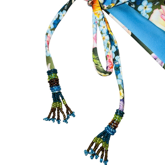 Agua Bendita Tammy Dreamin Floral Bikini Bottom‎ Size Large NWT - Picture 4 of 6